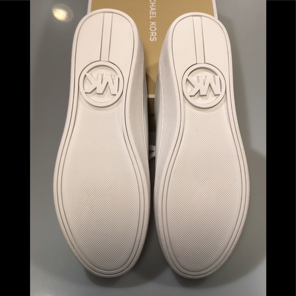 NIB Michael Kors Irving Lace Up Leather Sneakers - Picture 5 of 6